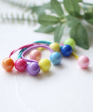 Rora ヘアゴム 5個セット キッズ 通販 スウィート 髪ゴム 髪飾り 髪どめ 髪留め ヘアアクセサリー 子供 子ども こども 女の子 女子 ボール 細め かわいい おしゃれ オシャレ 可愛い