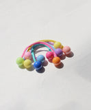 Rora ヘアゴム 5個セット キッズ 通販 スウィート 髪ゴム 髪飾り 髪どめ 髪留め ヘアアクセサリー 子供 子ども こども 女の子 女子 ボール 細め かわいい おしゃれ オシャレ 可愛い