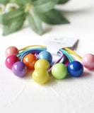 Rora ヘアゴム 5個セット キッズ 通販 スウィート 髪ゴム 髪飾り 髪どめ 髪留め ヘアアクセサリー 子供 子ども こども 女の子 女子 ボール 細め かわいい おしゃれ オシャレ 可愛い