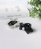 Rora ヘアクリップ キッズ 通販 クレア ヘアークリップ 髪どめ 髪留め ヘアアクセサリー 髪飾り リボン パール 子供 女の子 大人っぽい 卒園式 入学式 結婚式 発表会 可愛い おしゃれ