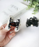 Rora ヘアクリップ キッズ 通販 クレア ヘアークリップ 髪どめ 髪留め ヘアアクセサリー 髪飾り リボン パール 子供 女の子 大人っぽい 卒園式 入学式 結婚式 発表会 可愛い おしゃれ