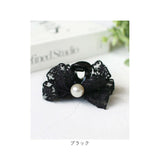 Rora ヘアクリップ キッズ 通販 クレア ヘアークリップ 髪どめ 髪留め ヘアアクセサリー 髪飾り リボン パール 子供 女の子 大人っぽい 卒園式 入学式 結婚式 発表会 可愛い おしゃれ