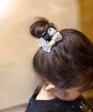 Rora ヘアクリップ キッズ 通販 クレア ヘアークリップ 髪どめ 髪留め ヘアアクセサリー 髪飾り リボン パール 子供 女の子 大人っぽい 卒園式 入学式 結婚式 発表会 可愛い おしゃれ