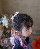 Rora ヘアクリップ エクステ キッズ 通販 セリーナ ヘアークリップ 髪どめ 髪留め ヘアアクセサリー 髪飾り つけ毛 つけげ カール ダンス 子供 子ども リボン キラキラ 女の子 大人っぽい