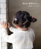 Rora ヘアゴム 5個セット キッズ 通販 フラワー 髪ゴム 髪飾り 髪どめ 髪留め ヘアアクセサリー 子供 子ども こども 女の子 女子 お花 細め かわいい おしゃれ オシャレ 可愛い 保育園