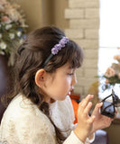 Rora カチューシャ キッズ 通販 エミリア 髪飾り 髪留め 髪どめ ヘアアクセサリー ヘアバンド ヘッドドレス 子供 女の子 お花 フラワー 上品 フォーマル カジュアル 結婚式 発表会 七五三