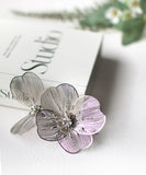 Rora ヘアクリップ キッズ 通販 グラシア ヘアークリップ 髪どめ 髪留め ヘアアクセサリー 髪飾り お花 フラワー 子供 女の子 大人っぽい 卒園式 入学式 結婚式 発表会 可愛い おしゃれ