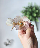 Rora ヘアクリップ キッズ 通販 グラシア ヘアークリップ 髪どめ 髪留め ヘアアクセサリー 髪飾り お花 フラワー 子供 女の子 大人っぽい 卒園式 入学式 結婚式 発表会 可愛い おしゃれ