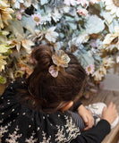 Rora ヘアクリップ キッズ 通販 グラシア ヘアークリップ 髪どめ 髪留め ヘアアクセサリー 髪飾り お花 フラワー 子供 女の子 大人っぽい 卒園式 入学式 結婚式 発表会 可愛い おしゃれ