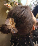 Rora ヘアクリップ キッズ 通販 グラシア ヘアークリップ 髪どめ 髪留め ヘアアクセサリー 髪飾り お花 フラワー 子供 女の子 大人っぽい 卒園式 入学式 結婚式 発表会 可愛い おしゃれ