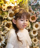 Rora ヘアコーム かんざし 通販 フローラ ヘアピン キッズ ヘアアクセサリー 髪どめ 髪留め 髪飾り 子供 子ども こども 女の子 女子 キラキラ お花 フラワー かわいい おしゃれ 入園式