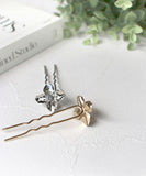 Rora ヘアコーム かんざし 通販 フローラ ヘアピン キッズ ヘアアクセサリー 髪どめ 髪留め 髪飾り 子供 子ども こども 女の子 女子 キラキラ お花 フラワー かわいい おしゃれ 入園式