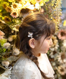 Rora ヘアコーム かんざし 通販 フローラ ヘアピン キッズ ヘアアクセサリー 髪どめ 髪留め 髪飾り 子供 子ども こども 女の子 女子 キラキラ お花 フラワー かわいい おしゃれ 入園式