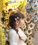 Rora ヘアコーム かんざし 通販 フローラ ヘアピン キッズ ヘアアクセサリー 髪どめ 髪留め 髪飾り 子供 子ども こども 女の子 女子 キラキラ お花 フラワー かわいい おしゃれ 入園式