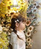 Rora ヘアコーム かんざし 通販 フローラ ヘアピン キッズ ヘアアクセサリー 髪どめ 髪留め 髪飾り 子供 子ども こども 女の子 女子 キラキラ お花 フラワー かわいい おしゃれ 入園式