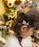 Rora ヘアコーム かんざし 通販 フローラ ヘアピン キッズ ヘアアクセサリー 髪どめ 髪留め 髪飾り 子供 子ども こども 女の子 女子 キラキラ お花 フラワー かわいい おしゃれ 入園式