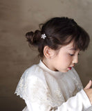 Rora ヘアコーム かんざし 通販 グレース ヘアピン キッズ ヘアアクセサリー 髪どめ 髪留め 髪飾り 子供 子ども こども 女の子 女子 ラインストーン お花 フラワー かわいい おしゃれ