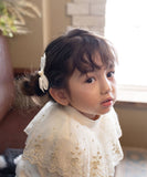 Rora ヘアクリップ キッズ 2個セット 通販 マロン リボン ミニ パール ベロア ヘアークリップ 髪どめ 髪留め ヘアアクセサリー 髪飾り 子供 女の子 大人っぽい 卒園式 入学式 結婚式