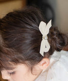 Rora ヘアクリップ キッズ 2個セット 通販 マロン リボン ミニ パール ベロア ヘアークリップ 髪どめ 髪留め ヘアアクセサリー 髪飾り 子供 女の子 大人っぽい 卒園式 入学式 結婚式