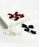 Rora ヘアクリップ キッズ 2個セット 通販 マロン リボン ミニ パール ベロア ヘアークリップ 髪どめ 髪留め ヘアアクセサリー 髪飾り 子供 女の子 大人っぽい 卒園式 入学式 結婚式