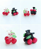 Rora ヘアクリップ キッズ 2個セット 通販 ペアチェリー さくらんぼ ヘアークリップ 髪どめ 髪留め ヘアアクセサリー 髪飾り 子供 女の子 大人っぽい 卒園式 入学式 結婚式 発表会 可愛い