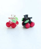 Rora ヘアクリップ キッズ 2個セット 通販 ペアチェリー さくらんぼ ヘアークリップ 髪どめ 髪留め ヘアアクセサリー 髪飾り 子供 女の子 大人っぽい 卒園式 入学式 結婚式 発表会 可愛い