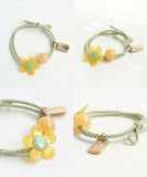 Rora ヘアゴム 5個セット キッズ 通販 ブレンダ 髪ゴム 髪飾り 髪どめ 髪留め ヘアアクセサリー 子供 子ども こども 女の子 女子 お花 フラワー 細め かわいい おしゃれ オシャレ 可愛い