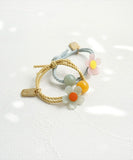 Rora ヘアゴム 5個セット キッズ 通販 ブレンダ 髪ゴム 髪飾り 髪どめ 髪留め ヘアアクセサリー 子供 子ども こども 女の子 女子 お花 フラワー 細め かわいい おしゃれ オシャレ 可愛い