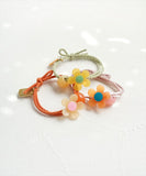 Rora ヘアゴム 5個セット キッズ 通販 ブレンダ 髪ゴム 髪飾り 髪どめ 髪留め ヘアアクセサリー 子供 子ども こども 女の子 女子 お花 フラワー 細め かわいい おしゃれ オシャレ 可愛い