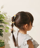 Rora ヘアゴム 5個セット キッズ 通販 ブレンダ 髪ゴム 髪飾り 髪どめ 髪留め ヘアアクセサリー 子供 子ども こども 女の子 女子 お花 フラワー 細め かわいい おしゃれ オシャレ 可愛い