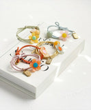 Rora ヘアゴム 5個セット キッズ 通販 ブレンダ 髪ゴム 髪飾り 髪どめ 髪留め ヘアアクセサリー 子供 子ども こども 女の子 女子 お花 フラワー 細め かわいい おしゃれ オシャレ 可愛い