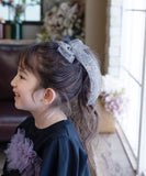 Rora ヘアクリップ キッズ 通販 きらり ヘアークリップ 髪どめ 髪留め ヘアアクセサリー 髪飾り リボン 大きめ ラメ 子供 女の子 大人っぽい 卒園式 入学式 結婚式 発表会 可愛い