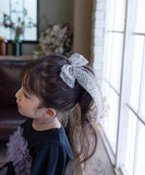 Rora ヘアクリップ キッズ 通販 きらり ヘアークリップ 髪どめ 髪留め ヘアアクセサリー 髪飾り リボン 大きめ ラメ 子供 女の子 大人っぽい 卒園式 入学式 結婚式 発表会 可愛い