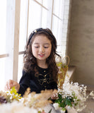 Rora カチューシャ キッズ 通販 エバー パール 髪飾り 髪留め 髪どめ ヘアアクセサリー ヘアバンド ヘッドドレス 子供 女の子 リボン サテン 結婚式 発表会 七五三 フォーマル 可愛い