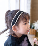 Rora カチューシャ キッズ 通販 モア ツイード 髪飾り 髪留め 髪どめ ヘアアクセサリー ヘアバンド ヘッドドレス 子供 女の子 ビーズ キラキラ 結婚式 発表会 七五三 フォーマル 可愛い