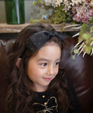 Rora カチューシャ キッズ 通販 エトワール 髪飾り 髪留め 髪どめ ヘアアクセサリー ヘアバンド ヘッドドレス 子供 女の子 リボン 大きめ 透け感 ドット フォーマル カジュアル 結婚式