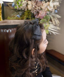 Rora カチューシャ キッズ 通販 エトワール 髪飾り 髪留め 髪どめ ヘアアクセサリー ヘアバンド ヘッドドレス 子供 女の子 リボン 大きめ 透け感 ドット フォーマル カジュアル 結婚式