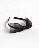 Rora カチューシャ キッズ 通販 エトワール 髪飾り 髪留め 髪どめ ヘアアクセサリー ヘアバンド ヘッドドレス 子供 女の子 リボン 大きめ 透け感 ドット フォーマル カジュアル 結婚式