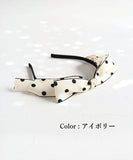 Rora カチューシャ キッズ 通販 プティ ドット 髪飾り 髪留め 髪どめ ヘアアクセサリー ヘアバンド ヘッドドレス 子供 女の子 リボン 大きめ 水玉 結婚式 発表会 七五三 フォーマル