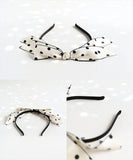 Rora カチューシャ キッズ 通販 プティ ドット 髪飾り 髪留め 髪どめ ヘアアクセサリー ヘアバンド ヘッドドレス 子供 女の子 リボン 大きめ 水玉 結婚式 発表会 七五三 フォーマル