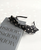 Rora カチューシャ キッズ 通販 プティ ドット 髪飾り 髪留め 髪どめ ヘアアクセサリー ヘアバンド ヘッドドレス 子供 女の子 リボン 大きめ 水玉 結婚式 発表会 七五三 フォーマル