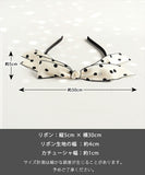 Rora カチューシャ キッズ 通販 プティ ドット 髪飾り 髪留め 髪どめ ヘアアクセサリー ヘアバンド ヘッドドレス 子供 女の子 リボン 大きめ 水玉 結婚式 発表会 七五三 フォーマル