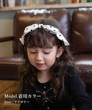 Rora カチューシャ キッズ 通販 プティ ドット 髪飾り 髪留め 髪どめ ヘアアクセサリー ヘアバンド ヘッドドレス 子供 女の子 リボン 大きめ 水玉 結婚式 発表会 七五三 フォーマル