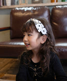 Rora カチューシャ キッズ 通販 プティ ドット 髪飾り 髪留め 髪どめ ヘアアクセサリー ヘアバンド ヘッドドレス 子供 女の子 リボン 大きめ 水玉 結婚式 発表会 七五三 フォーマル