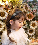 Rora カチューシャ キッズ 通販 サテンノット 髪飾り 髪留め 髪どめ ヘアアクセサリー ヘアバンド ヘッドドレス 子供 女の子 リボン 大きめ サテン 結婚式 発表会 七五三 フォーマル