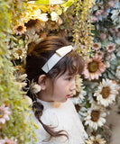 Rora カチューシャ キッズ 通販 サテンノット 髪飾り 髪留め 髪どめ ヘアアクセサリー ヘアバンド ヘッドドレス 子供 女の子 リボン 大きめ サテン 結婚式 発表会 七五三 フォーマル