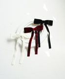 Rora バレッタ キッズ 通販 マールン ベルベット 髪飾り 髪どめ 髪留め リボン 大きめ 大人っぽい 女の子 女子 子供 子ども こども フォーマル 卒園式 入学式 結婚式 発表会 七五三