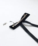 Rora バレッタ キッズ 通販 マールン ベルベット 髪飾り 髪どめ 髪留め リボン 大きめ 大人っぽい 女の子 女子 子供 子ども こども フォーマル 卒園式 入学式 結婚式 発表会 七五三