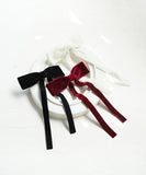 Rora バレッタ キッズ 通販 マールン ベルベット 髪飾り 髪どめ 髪留め リボン 大きめ 大人っぽい 女の子 女子 子供 子ども こども フォーマル 卒園式 入学式 結婚式 発表会 七五三