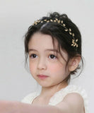 Rora カチューシャ キッズ 通販 ヨシン ゴールド 髪飾り 髪留め 髪どめ ヘアアクセサリー ヘアバンド ヘッドドレス 子供 女の子 ワイヤー キラキラ 結婚式 発表会 七五三 フォーマル